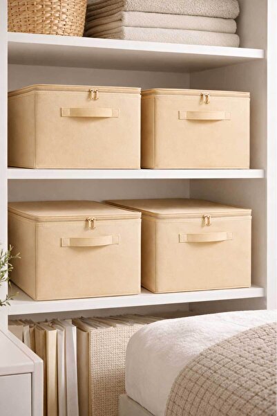 PH Prendi Home Крем 4-х комплект багатофункціональних ящиків для організації ...