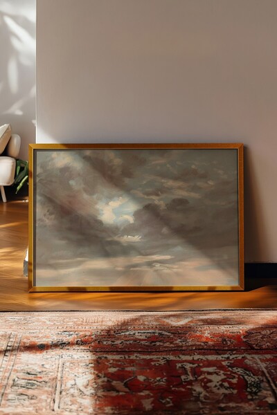 Postifull Vintage slika, poster sa zlatnim okvirom, vintage zidni dekor