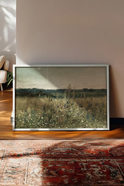 Postifull Vintage slika, poster u beloj ramovini, vintage zidni dekor