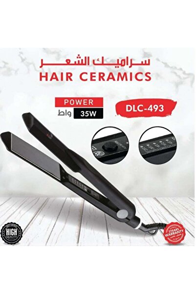 LC DLC-493 Hair Ceramic Straightener – 35W Power