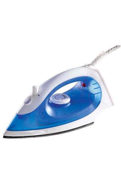 LC Steam Iron with Thermostatic Control Non-Stick Soleplate 80ml Water Tank a...
