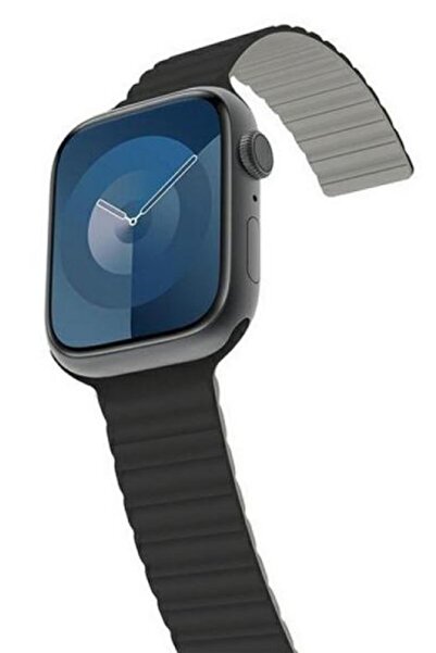 Other Curea din silicon ARAREE pentru Apple Watch 38/40/41/mm, neagră și gri,...