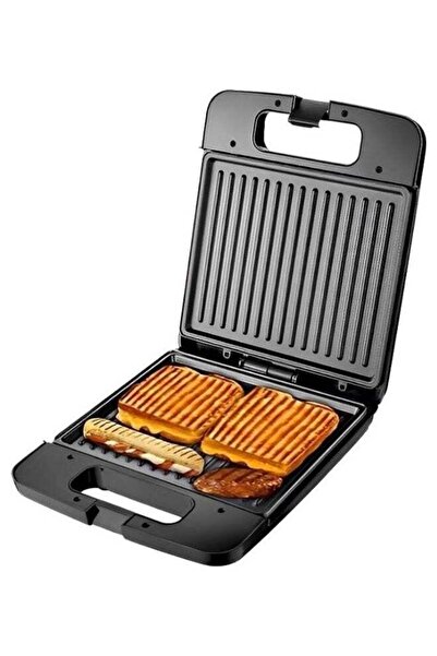 LC صانعة سندويشات كهربائية 1400 واط LC-38241 – محمصة خبز غير لاصقة، أسود