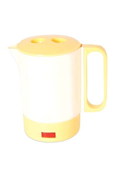 LC Mini electric kettle 0.5 L yellow and white