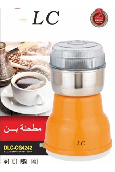 LC مطحنة قهوة كهربائية بقوة 200 واط مزودة بشفرات من الفولاذ المقاوم للصدأ