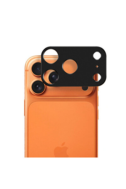 Techsuit iPhone 17 Pro Max Full Glass Camera Film, Black