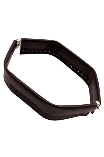 angel çanta aksesuar Gura pentru geanta din metal cu piele de culoare maro in...