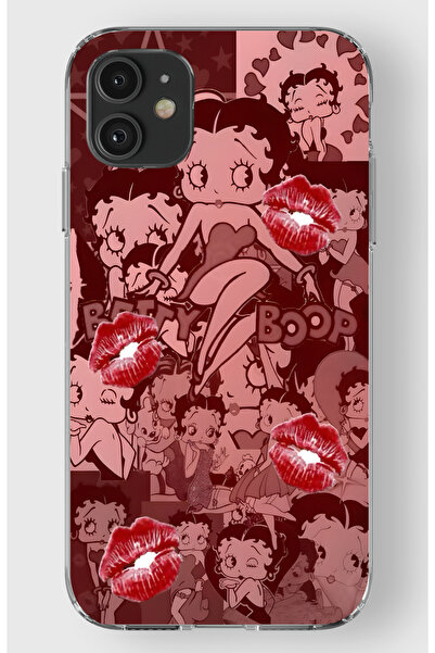 moonset Iphone 11 Uyumlu Baskılı Yumuşak Silikon Şeffaf Telefon Kılıfı