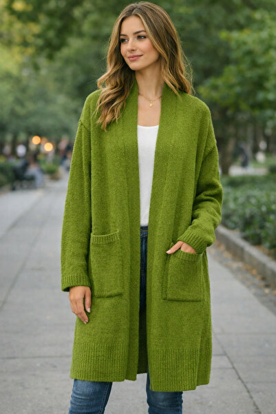 Vaniza Double Pocket Detailed Knitted Cardigan