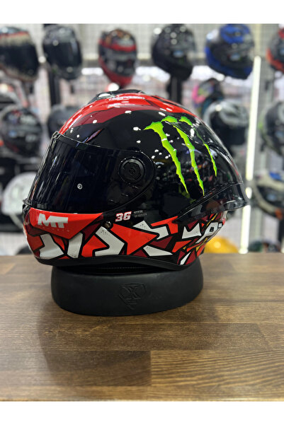 MT Helmets TARGO S PİQUERAS KASK (ŞEFFAF VİZÖRLE GÖNDERİLMEKTEDİR)