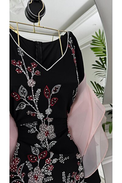 Evo فستان نسائي تطريز كمبيوتر