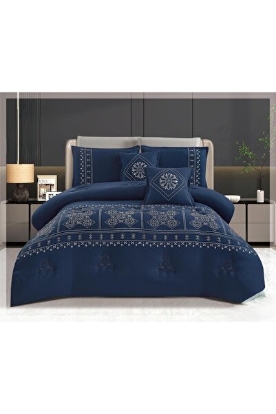 ROSHNA A double embroidered summer bedspread that combines comfort and beauty...