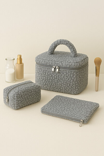 Paris Home Комплект чанти за грим и аксесоари - 3-компонентен мек органайзер ...