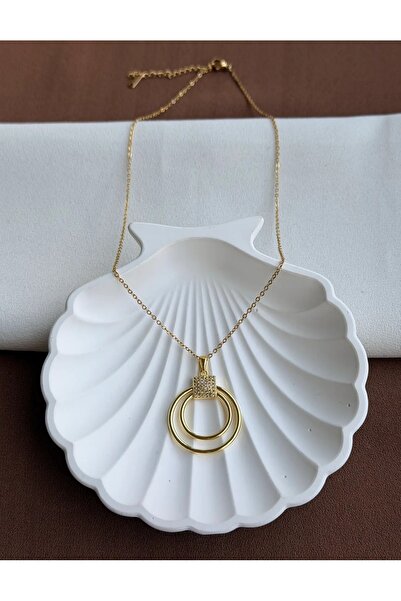 LİLİA Steel Ring Necklace