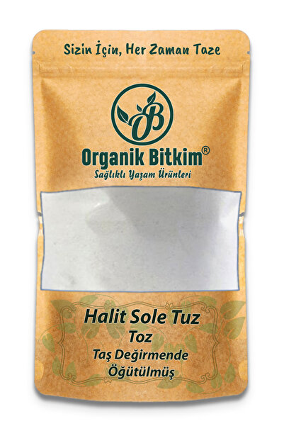 OB Organik Bitkim Halit Sole Tuz Taş Değirmende Öğütülmüş 500 gr
