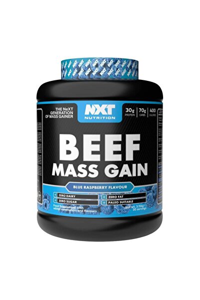 NXT Nutrition Next Nutrition - Beef Mass Gainer (3.15 kg) - Blueberry