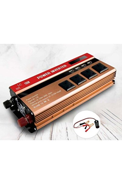 LC 1500W Power Inverter – DC 12V to AC 220–240V with 4 AC Sockets and 4 USB P...
