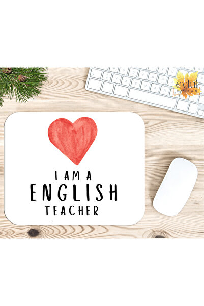 Eylül Design English Teacher Themed B Printed Special Design Rectangular Non-...