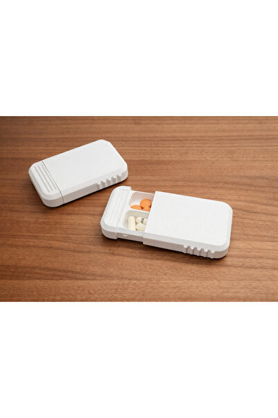 YAZAL3D 4 Bölmeli Taşınabilir İlaç Kutusu, Günlük Haftalık Hap Organizeri, Ka...