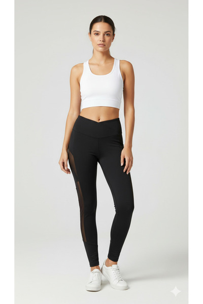 MAG Κολάν με διαφανείς λεπτομέρειες στα πλαϊνά