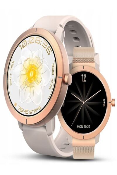 BySunny Smartwatch DM76, AMOLED Screen, Integrated GPS, Bluetooth Call, 5ATM ...