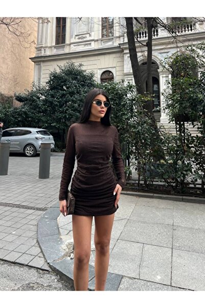 Kedi Fashion Yakma kumaş elbise