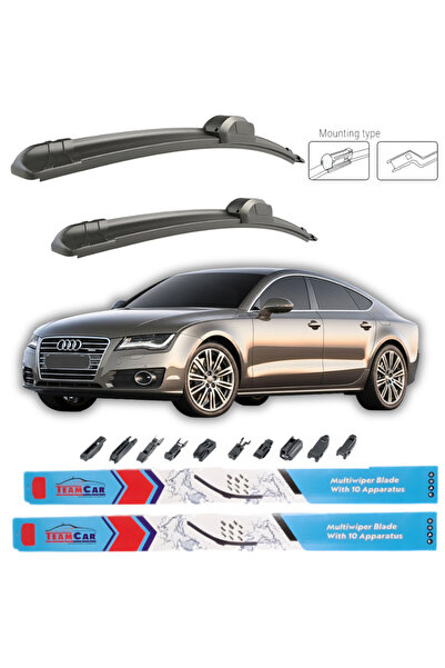 TEAMCAR Ștergătoare de parbriz Audi A7 (4GA) 2010-2014 – Set față