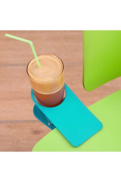 OEM Turquoise Plastic Clip Holder for Cup 17.5x8.5cm