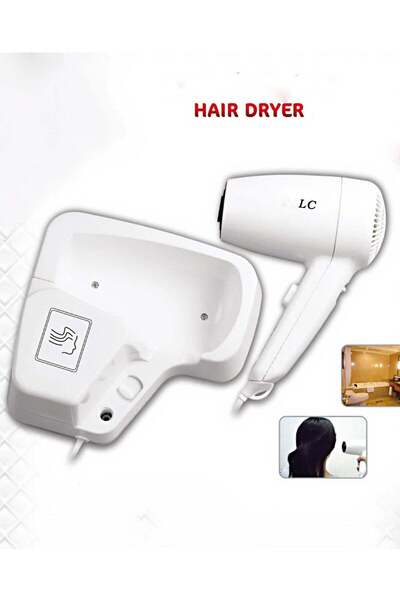 LC Wall Mounted Electric Hair Dryer for Bathroom and Hotel Use
