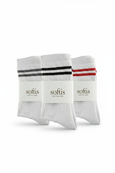 Softis Unisex İçi Havlu Spor Çorabı 3’lü Set