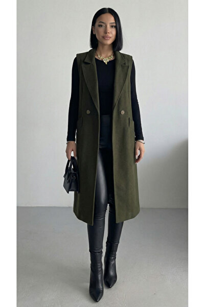 ALFUDO Moda Collection Women's long cashmere vest