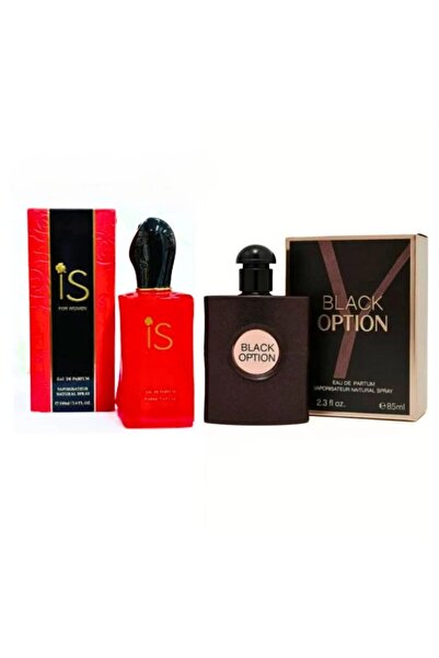 IS PASSIONE SET OF 2 PERFUMES IS PASSION & BLACK OPTION 100 ml