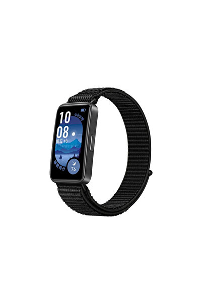 Microcase Huawei Band 10 / Band 9 / Band 8 ile Uyumlu Cırtlı Hasır Örgü Kordo...