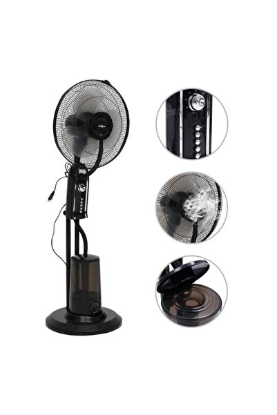 hoffmans Water Spray Fan - 75W, 3.2L Tank, Automatic Oscillation, Remote Cont...
