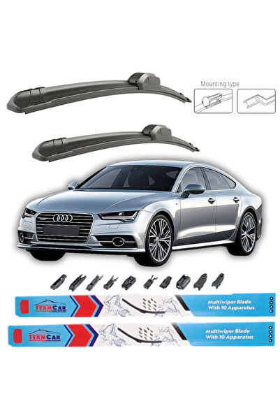 TEAMCAR Ștergătoare de parbriz Audi A7 (4GA) 2015-2018 – Set față