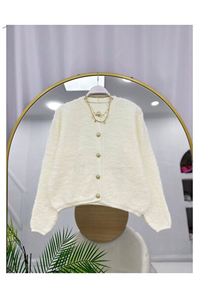ÇALIŞKAN MODA Towel Knitting Tricot Short Cardigan [Std Size 38/42 Size Range]