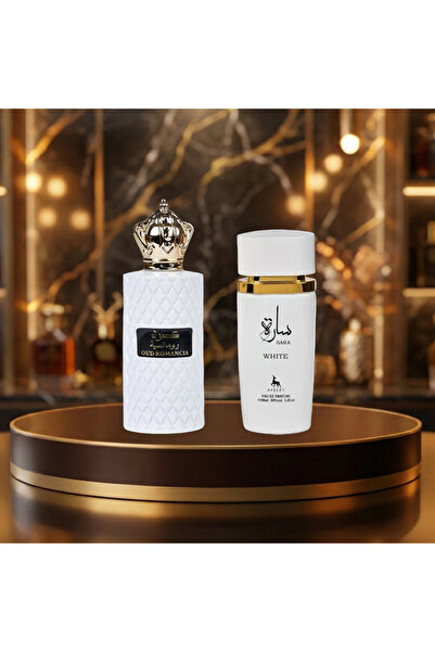 Ayelet Set of 2 Arabian Perfumes (Men + Women) 100ML - Oud Romancia + Sara White