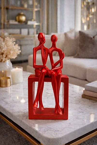 ersu store 25 cm Kaideli Couple Biblo Obje Süs Dekoratif Ev Ofis Aksesuar