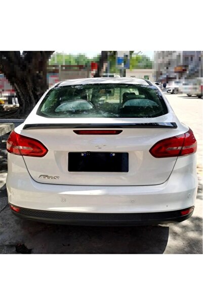 Harphour Ford Focus 3 Sedan 2012-2018 Uyumlu Bagaj Üstü Spoiler Pianoblack İt...