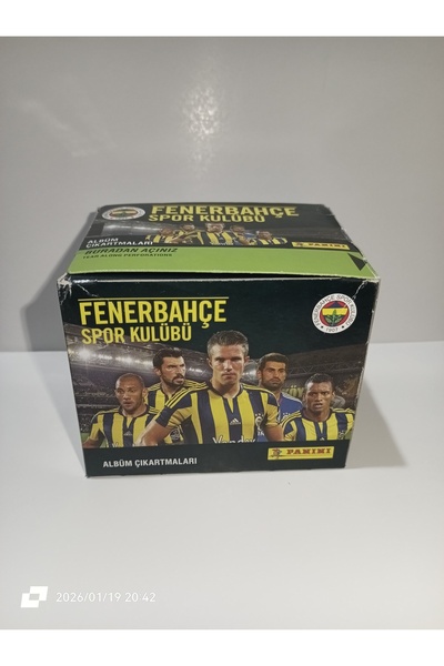 Panini Fenerbahçe Spor kulübü 2015 sticker box 50li paket