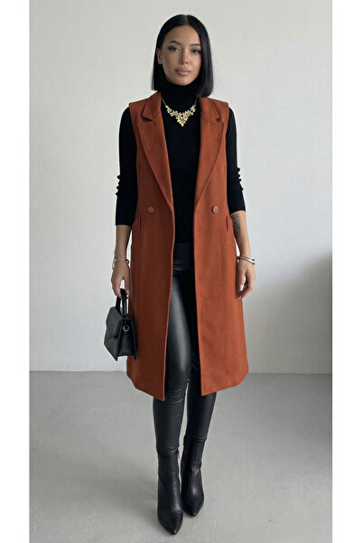 ALFUDO Moda Collection Women's long cashmere vest