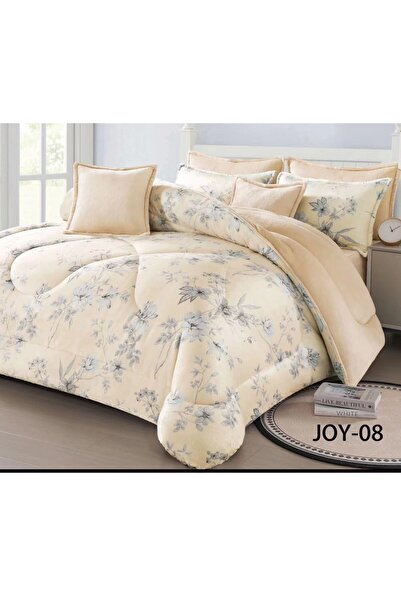 alzawia طقم مفرش 4قطع نفر شتوي حشوة وسط مخمل ناعم مع فرو سادة ذو وجهين خامة م...