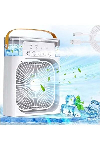 LC USB Cooler Fan, Portable Table Fan, Cooling Fan, Water Air Conditioner Fan...