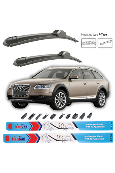 TEAMCAR Υαλοκαθαριστήρες Audi A6 (Allroad C6, 4FH) 2006-2008 Εμπρός σετ Επίπεδα