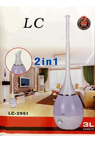 LC 2 in 1 Humidifier with Tall Tower and Short Nozzle Design – 3L Capacity