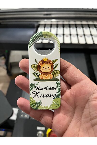 Markasız ucuz Kişiye Özel İsimli Açacaklı Magnet 100 adet - 1 Yaş, Baby Showe...