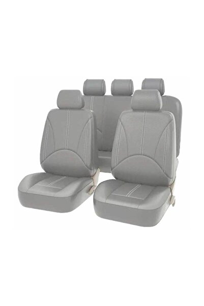 ALIEN Set of Eco-Leather Car Covers Gray