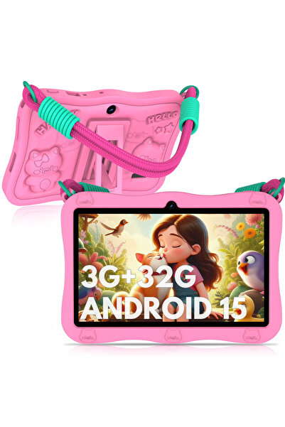 Dasbo 7-инчов Android 15 таблет за деца - Dasbo, 8 (3+5) GB RAM + 32GB ROM, P...