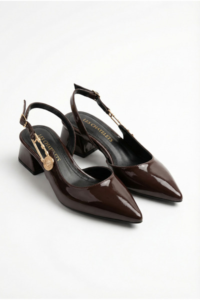 Les Chatelets Clair D'Héritage 4cm Heeled Women's Slingback Pumps