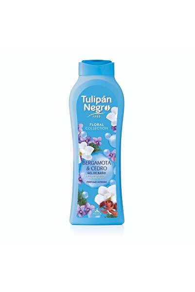 Tulipan Negro ® Gel de duș cu bergamotă și cedru, parfum intens și răcoritor,...